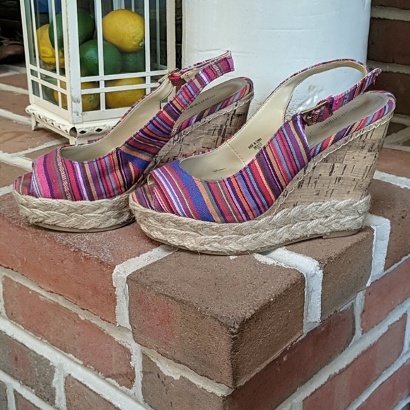 Montego Bay Club Multi-colored Striped Wed… - Picture 2 of 5